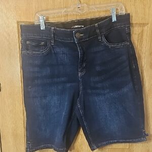 Liz Claiborne Navy Denim Shorts